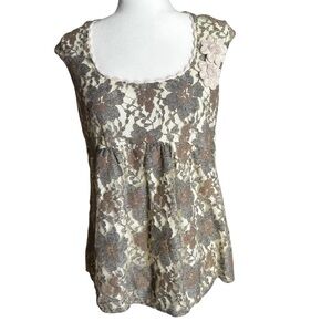 Eva Franco babydoll sexy lacey top Y2k vampire Diaries women’s size medium NEW